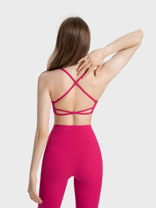 Flirty straps. Functional fit. The JupiterGear Crisscross Cami is your go-to for layering, lounging, or light workouts. With a sleek silhouette and delicate crisscross back straps, it’s designed to move with you while adding a touch of flair to your everyday look.