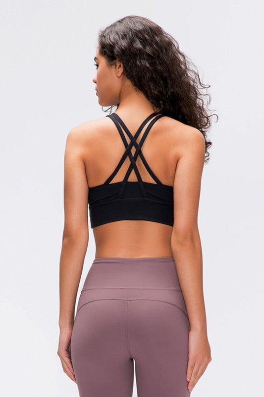 Support that moves with you. Style that stands out. The JupiterGear Double-XBack Sports Bra is designed for women who want more than just function from their fitness wear. With its sleek double crisscross back straps and smooth, sculpting fit, this bra delivers medium support with maximum style