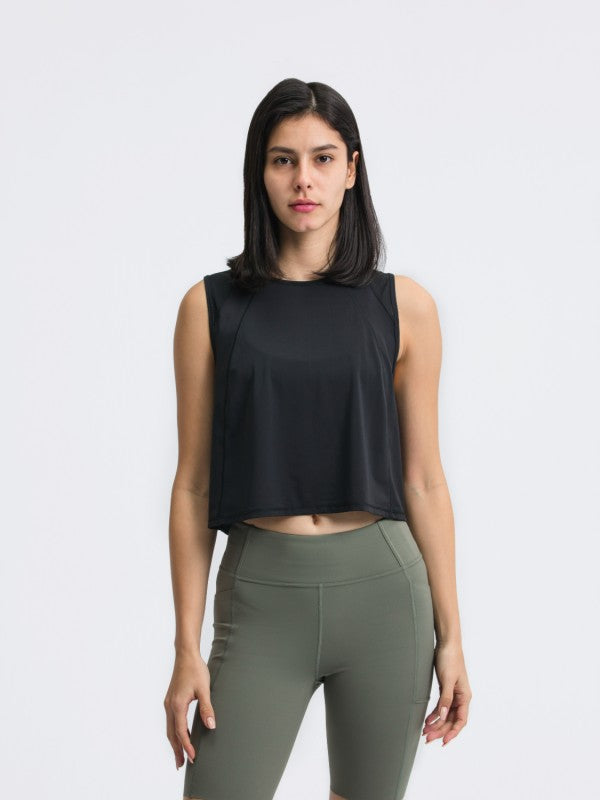 Made from breathable, stretchy fabric that moves with you, it’s perfect for everything from yoga flows to coffee runs. Whether you wear it solo or under your favorite hoodie, this tank brings comfort and confidence to every moment.