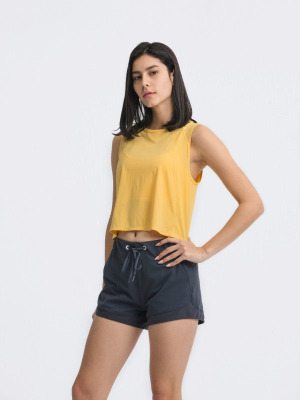 Made from breathable, stretchy fabric that moves with you, it’s perfect for everything from yoga flows to coffee runs. Whether you wear it solo or under your favorite hoodie, this tank brings comfort and confidence to every moment.