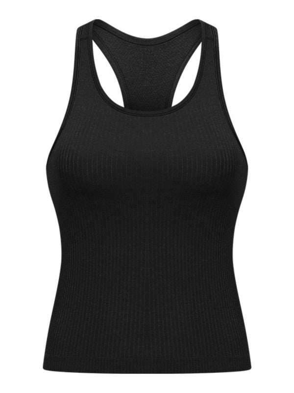Smooth, sleek, and built to move. The JupiterGear Round Neck Racerback Tank is your everyday essential for workouts, errands, and everything in between. With a flattering round neckline and a racerback cut that frees your shoulders, this tank blends performance with polish.