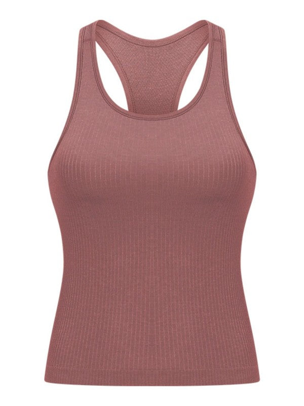 Smooth, sleek, and built to move. The JupiterGear Round Neck Racerback Tank is your everyday essential for workouts, errands, and everything in between. With a flattering round neckline and a racerback cut that frees your shoulders, this tank blends performance with polish.