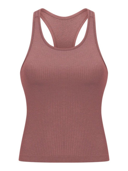 Smooth, sleek, and built to move. The JupiterGear Round Neck Racerback Tank is your everyday essential for workouts, errands, and everything in between. With a flattering round neckline and a racerback cut that frees your shoulders, this tank blends performance with polish.