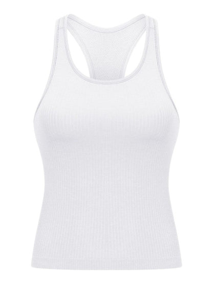 Smooth, sleek, and built to move. The JupiterGear Round Neck Racerback Tank is your everyday essential for workouts, errands, and everything in between. With a flattering round neckline and a racerback cut that frees your shoulders, this tank blends performance with polish.