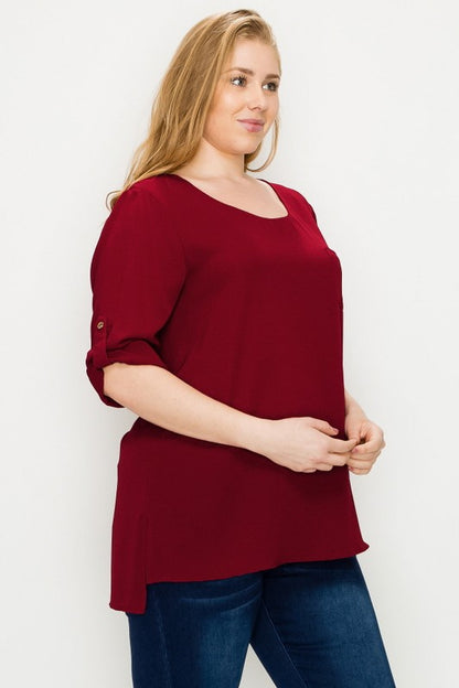 Perfect for layering under a jacket or wearing alone. 