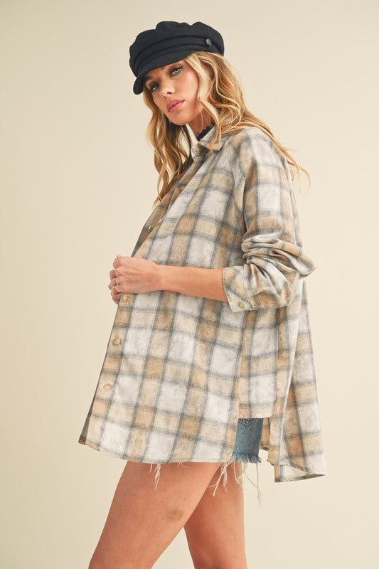 Hem length offers coverage, good length for most body types. 