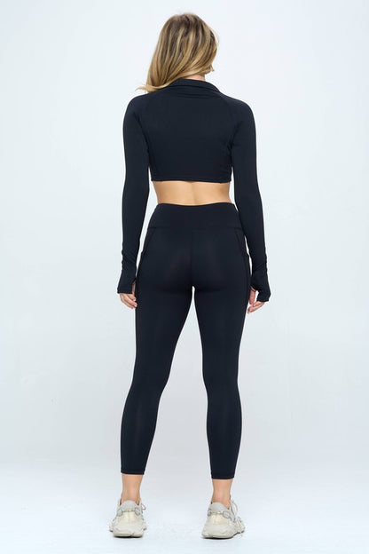 This is the set that turns heads and crushes workouts. The Long Sleeve Activewear Set from JupiterGear is your all-in-one outfit for training, toning, and taking on the day. With a sleek, fitted long-sleeve top and high-waisted leggings that sculpt and support, this duo is built for performance—and styled for confidence.
