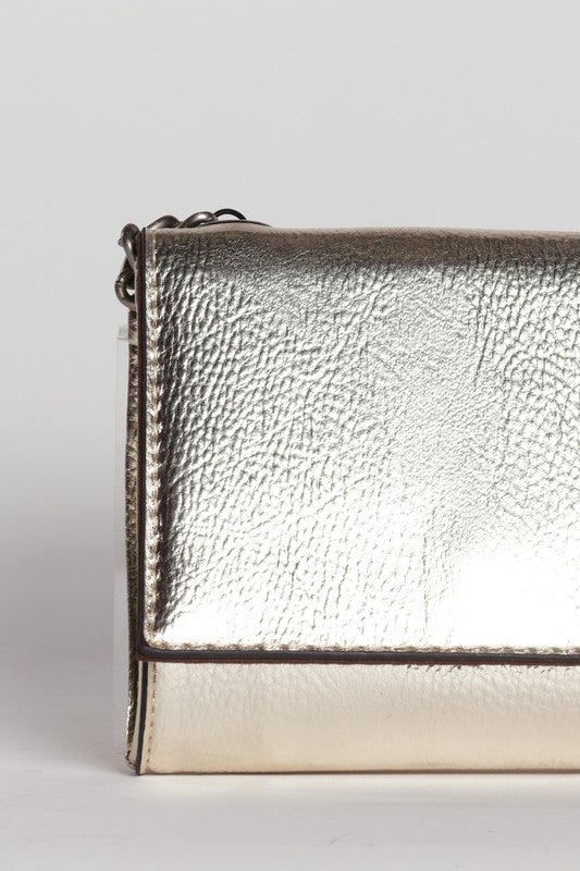 METALLIC LEATHER BAG