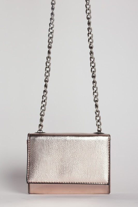 METALLIC LEATHER BAG