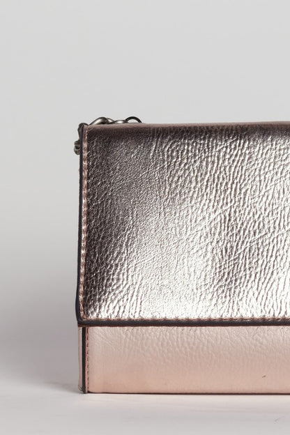 METALLIC LEATHER BAG