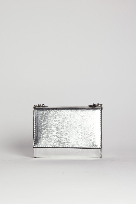 METALLIC LEATHER BAG