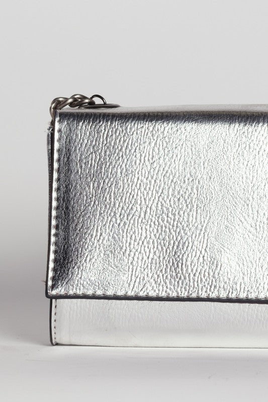 METALLIC LEATHER BAG