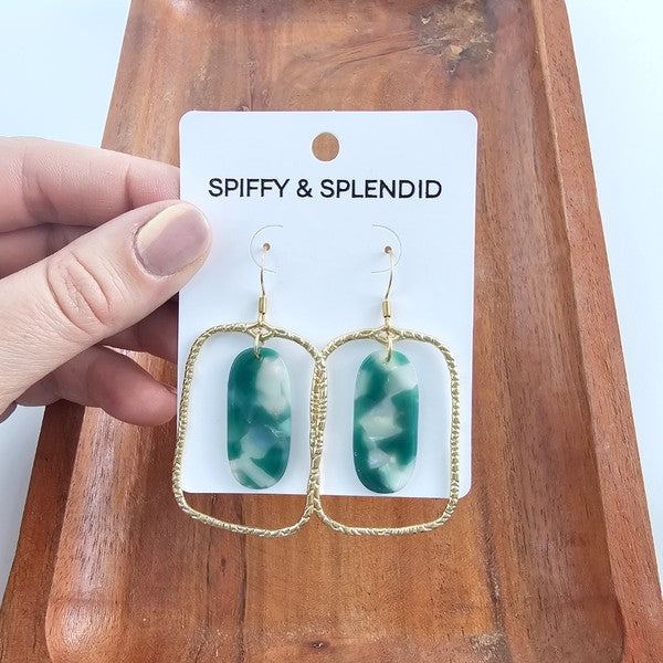 Grace in every glance. The Madison Earrings are a delicate fusion of earthy jade tones and dreamy opal shimmer. Designed for the modern romantic, these earrings bring a quiet luxury to your everyday look—refined, radiant, and effortlessly you.