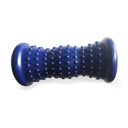 Maji pressure point foot massager roller with arc shape and textured pressure nodes for foot muscle relief

