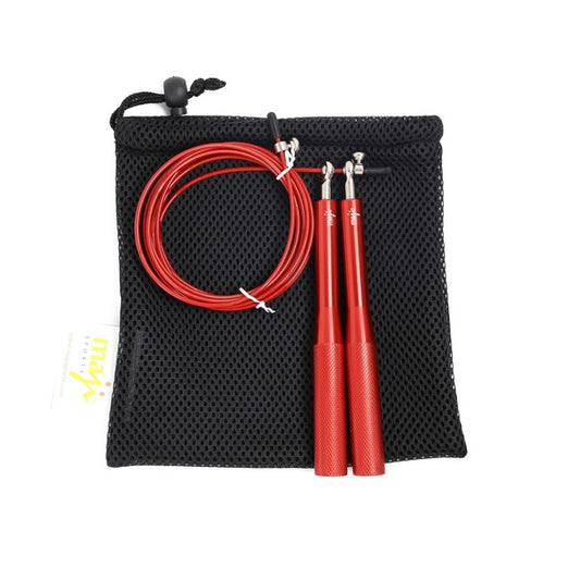 Ready to torch calories and boost your agility? The Maji Sports High Speed Jump Rope is built for speed, precision, and serious sweat. Whether you're crushing HIIT, warming up for a lift, or dialing in your footwork, this rope delivers smooth rotations and lightning-fast performance.