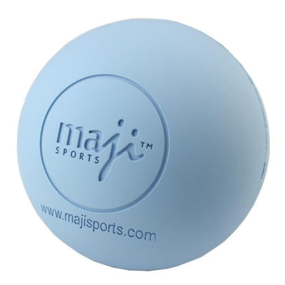 Maji Sports trigger point massage ball made of natural rubber, 63.5 mm diameter, for targeted muscle knot relief

