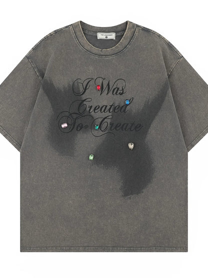 The Mens Graphic Short-Sleeve Washed T-Shirt is a comfortable, vintage-finished tee featuring a bold graphic design on soft, pre-washed fabric for a relaxed, broken-in feel.