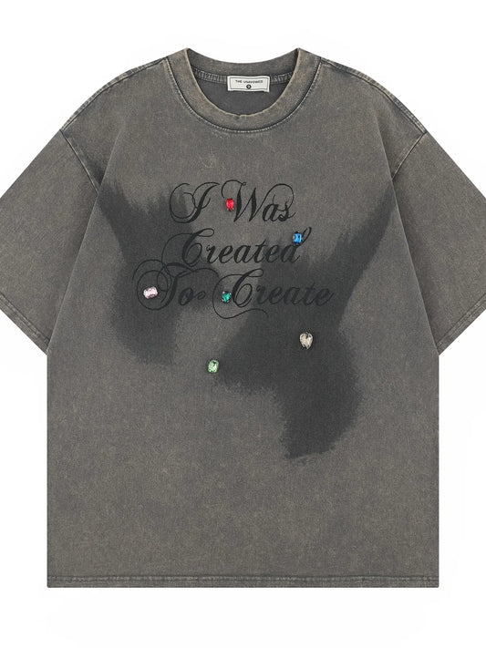 The Mens Graphic Short-Sleeve Washed T-Shirt is a comfortable, vintage-finished tee featuring a bold graphic design on soft, pre-washed fabric for a relaxed, broken-in feel.
