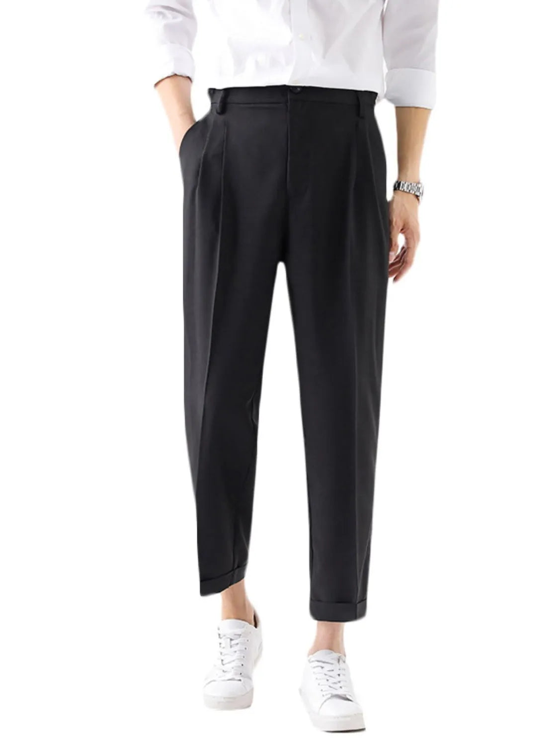 Comfort that fits. Style that lasts. These solid-color pants are designed for everyday wear with a clean, minimal look and a fit that works for every body. Whether you're heading to work, running errands, or relaxing at home, these pants deliver effortless style and all-day comfort.
