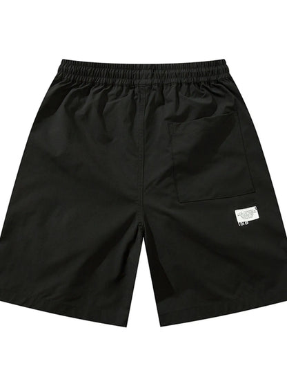 These men's plus-size drawstring shorts offer a comfortable, adjustable fit with a relaxed silhouette and breathable fabric for everyday wear.