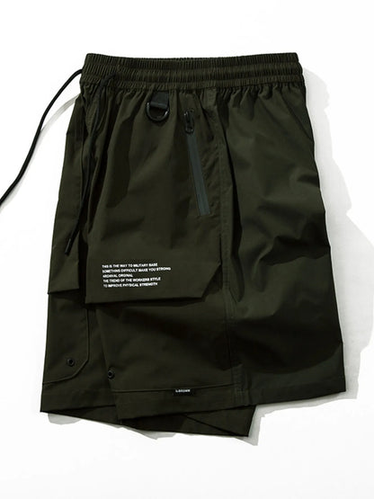 These men's plus-size drawstring shorts offer a comfortable, adjustable fit with a relaxed silhouette and breathable fabric for everyday wear.