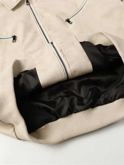 The mens-zip-up-long-sleeve-jacket-4 is a sleek, lightweight zip-up jacket featuring long sleeves, a comfortable fit, and versatile styling suitable for casual and outdoor wear.