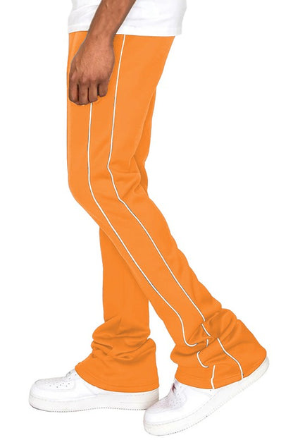 Mens Side Pipe Stacked Flare Panta_j