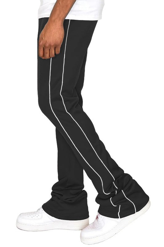 Mens Side Pipe Stacked Flare Pants_o