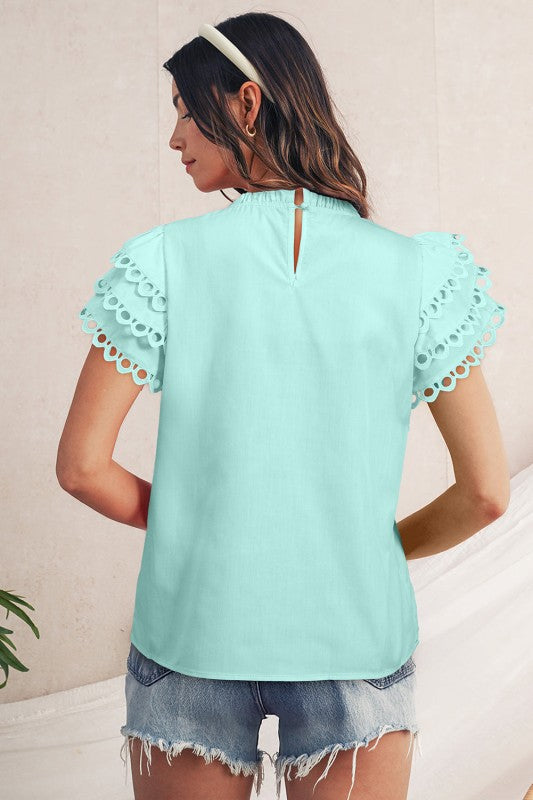 A filled (frill) neck adds a touch of elegance and visual interest. 