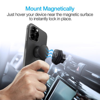 PopSocket adapter pad aligns for magnetic mount compatibility—simple stick-on upgrade for hands-free use.