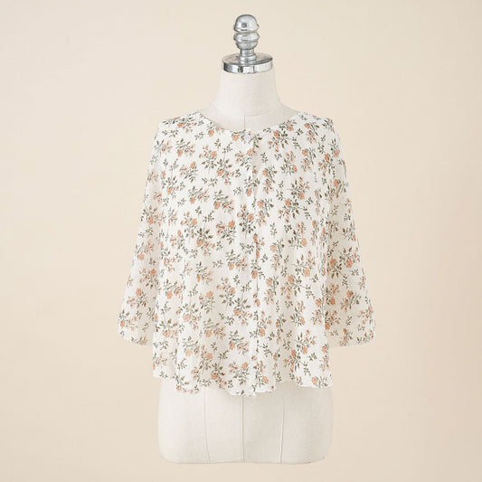 Spring Summer Thin Sun Proof Coat Small Shawl All Match Short Chiffon Sun Protection Clothing Thin Shawl