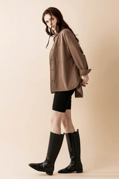Soft 100% cotton twill fabric ensures breathable comfort.