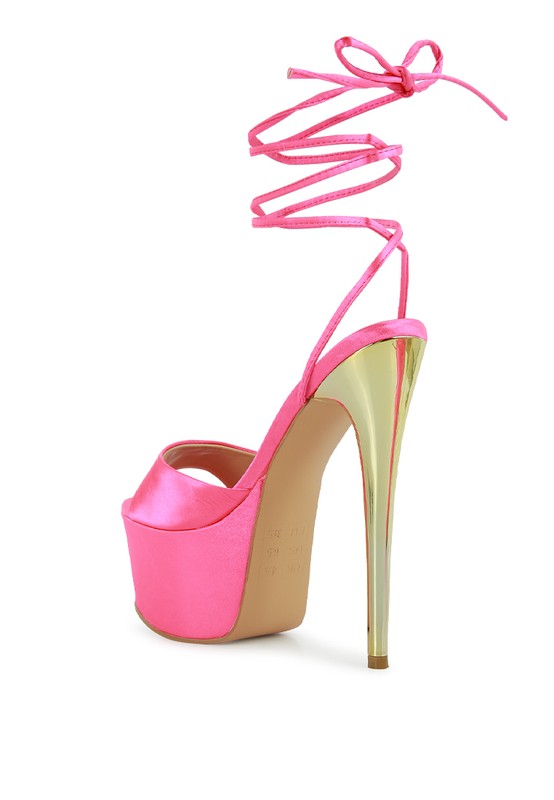 PASSION PLATFORM LACE-UP HEEL 