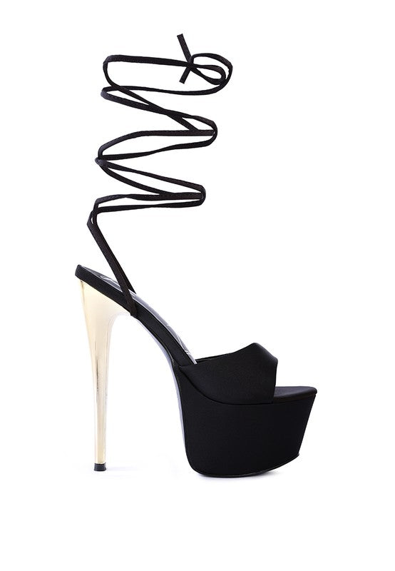 PASSION PLATFORM LACE-UP HEEL 