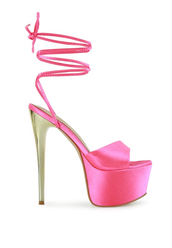PASSION PLATFORM LACE-UP HEEL 
