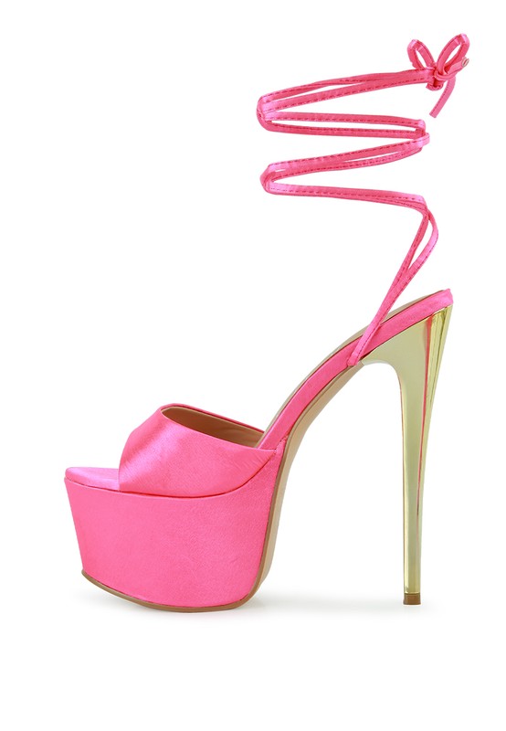 PASSION PLATFORM LACE-UP HEEL 