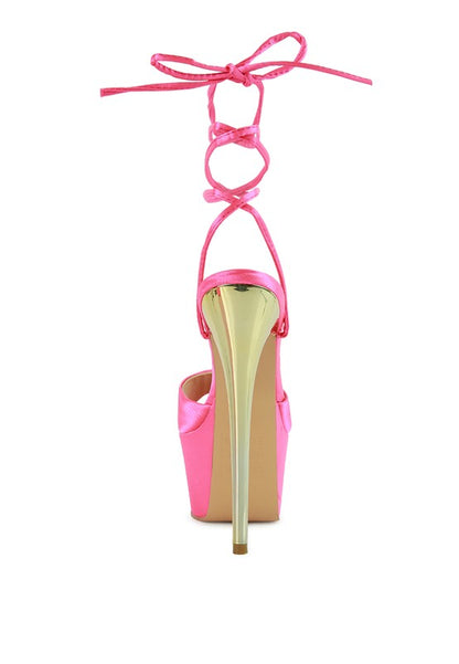 PASSION PLATFORM LACE-UP HEEL 