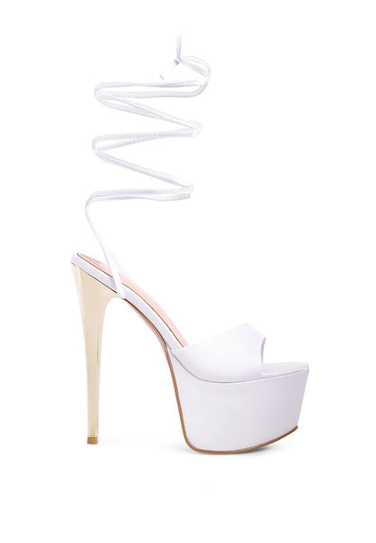 PASSION PLATFORM LACE-UP HEEL 