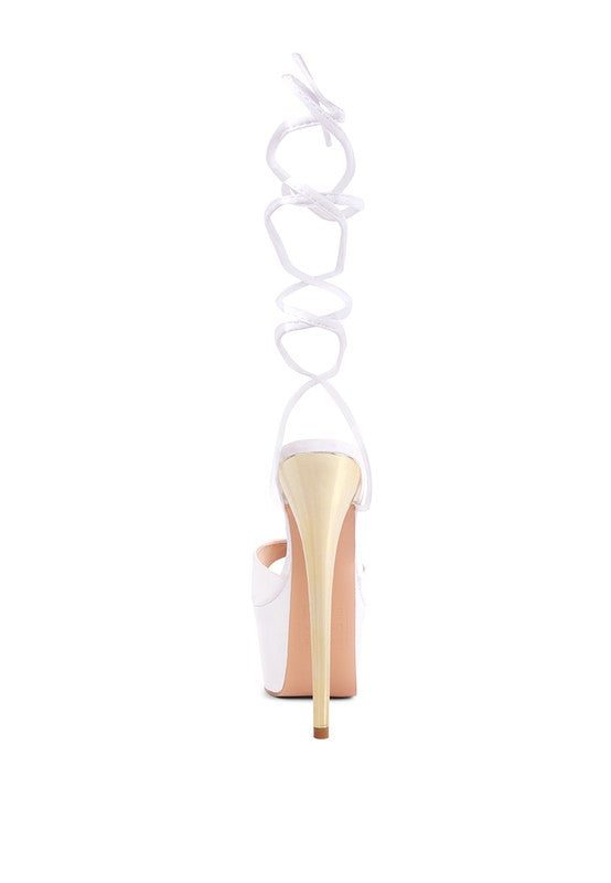 PASSION PLATFORM LACE-UP HEEL 