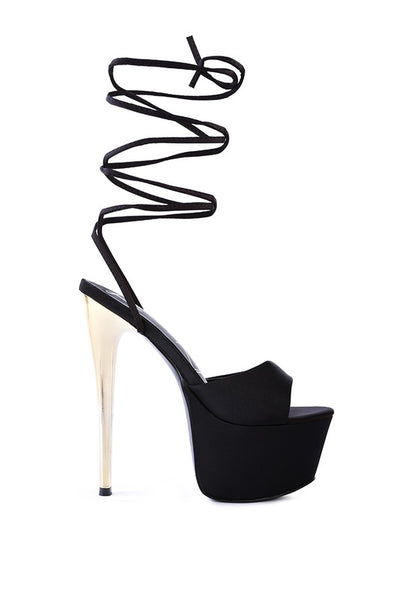 PASSION PLATFORM LACE-UP HEEL 
