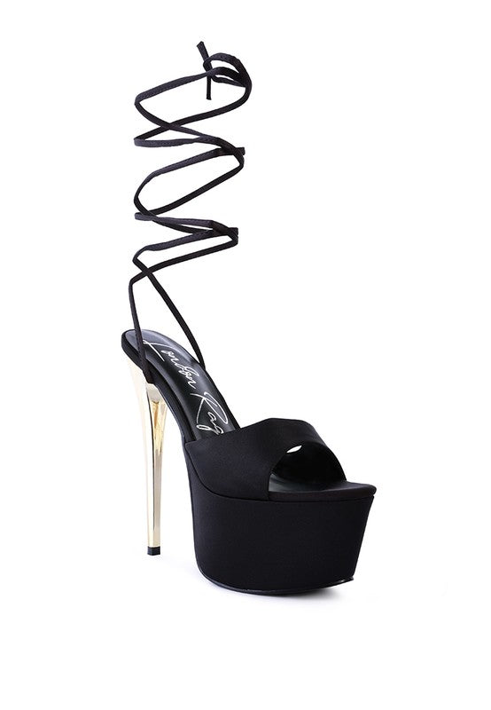 PASSION PLATFORM LACE-UP HEEL 
