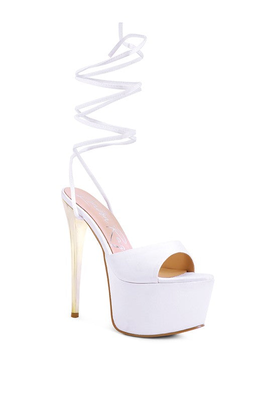 PASSION PLATFORM LACE-UP HEEL 