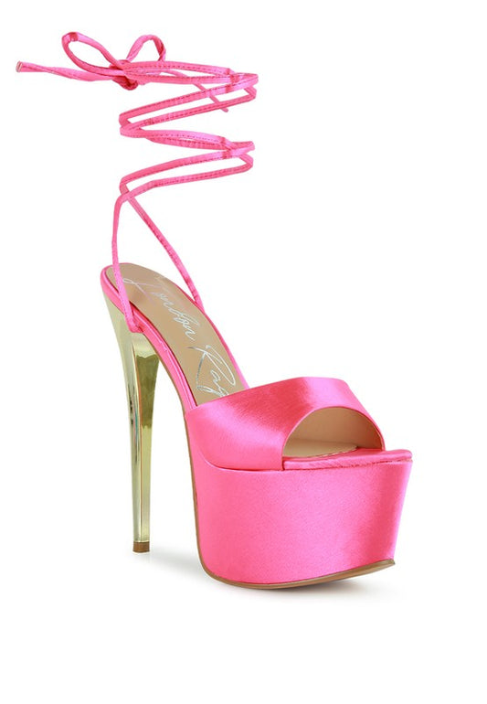PASSION PLATFORM LACE-UP HEEL 