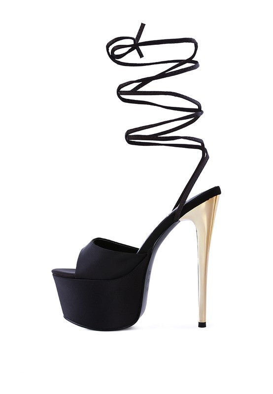 PASSION PLATFORM LACE-UP HEEL 