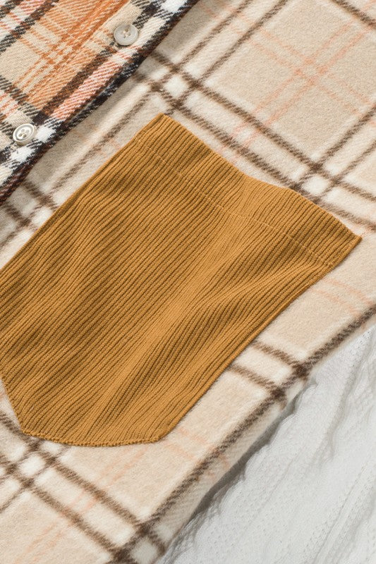 Chest pocket adds utilitarian flair and extra storage. 