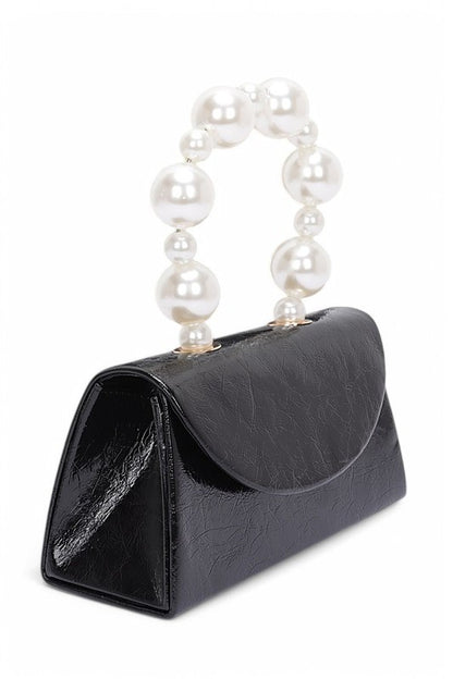 Pearl Metallic Clutch Bag