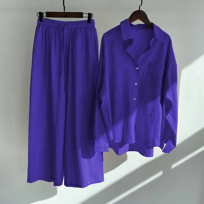 Petite two-piece pant set