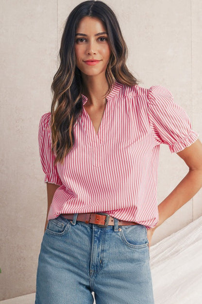 Finished hem hits around the hip (depending on size) for versatile styling with jeans, skirts, or pants. 