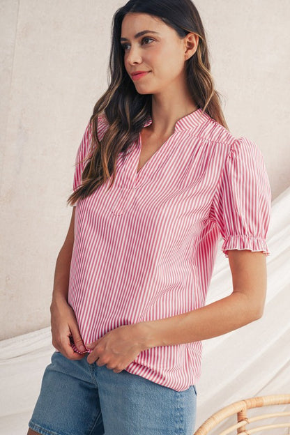 Lightweight material makes it great for warmer days or layering under jackets. 
