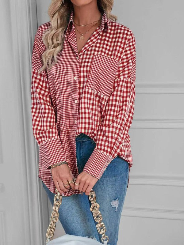 Button-up front for versatile styling—open or closed.
